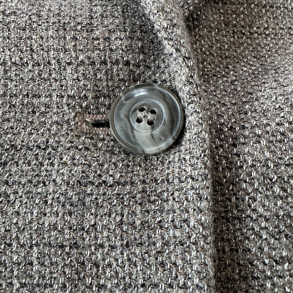 Talbots Italian Wool‎ Blazer Single Button Pleated Preppy Classic Casual Layer 4 - Picture 4 of 8